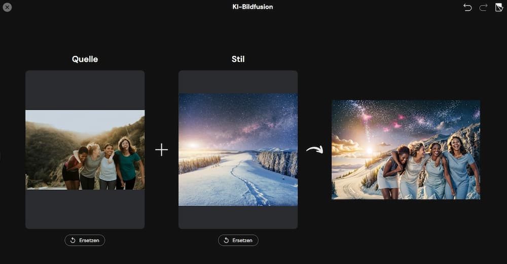MyEdit - Winterstil auf dein Bild übertragen</h3>
